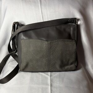 The Sak Grey Leather/Suede Shoulder/Crossbody Bag NWOT